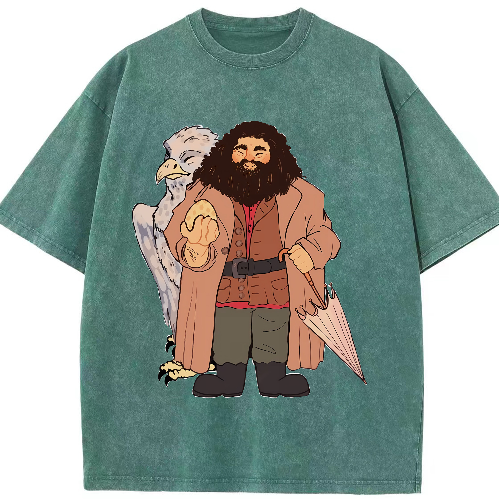 （画像用） Harry Potter ハリー・ポッターシリーズ 綿100% ヴィンテージ風 半袖Tシャツ（フロントプリント）